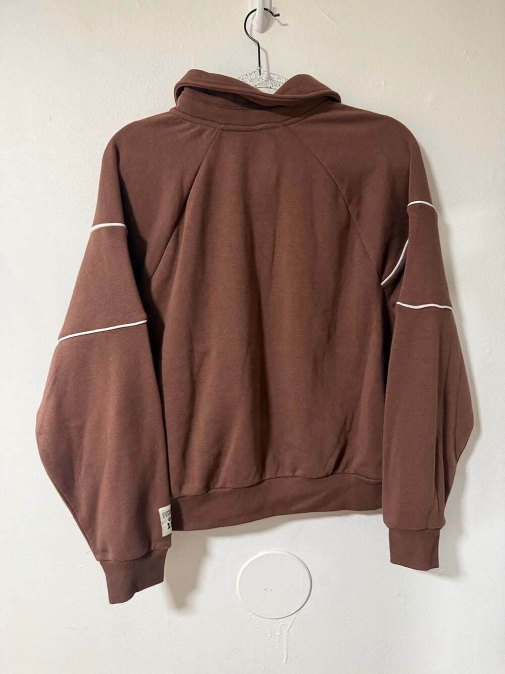 Peanuts Hybrid Apparel Go Sports Graphic Pullover Collared Sweatshirt Brown Size - Picture 2 of 3